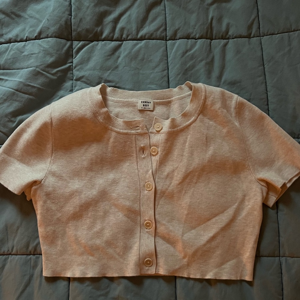 Aritzia cropped cardigan